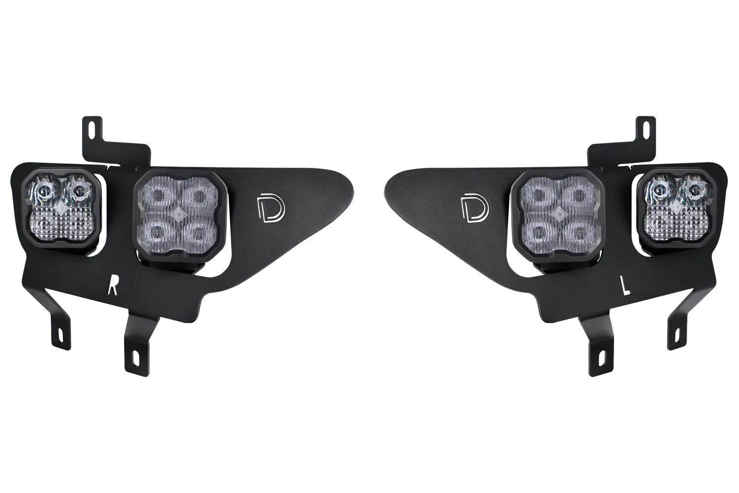 SS3 LED Fog Pocket Kit for 2021-2022 Ford F-150, White Max Diode Dynamics