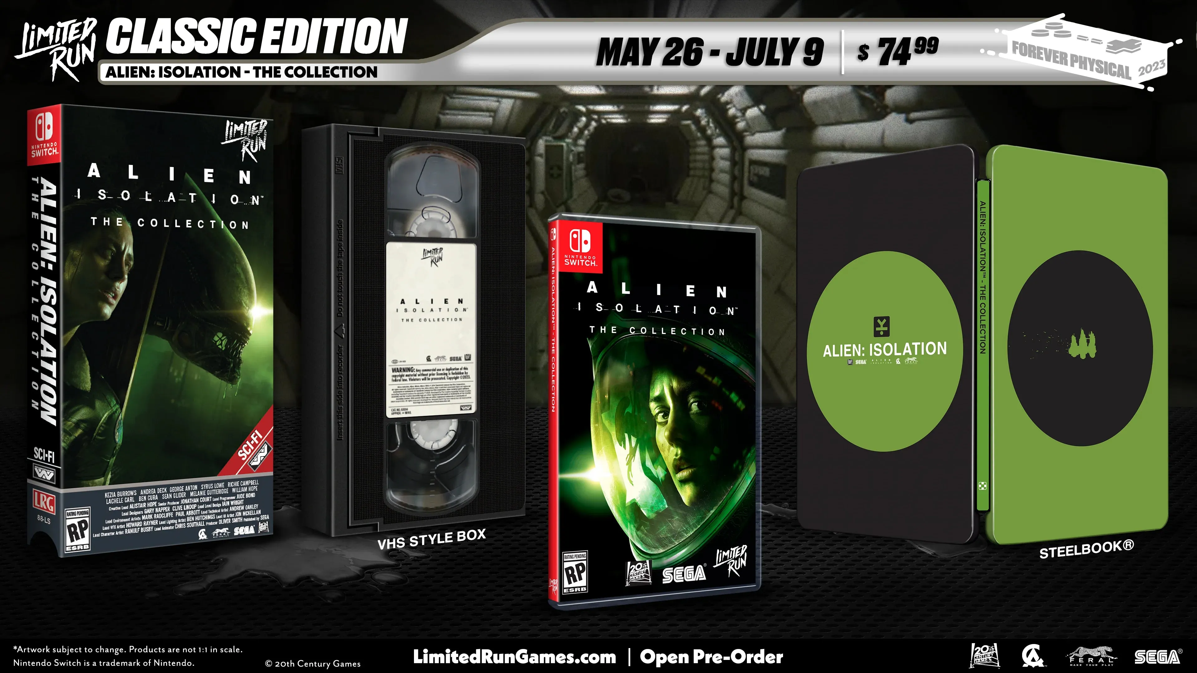 SWITCH LIMITED RUN #191: ALIEN: ISOLATION - THE COLLECTION CLASSIC EDITION