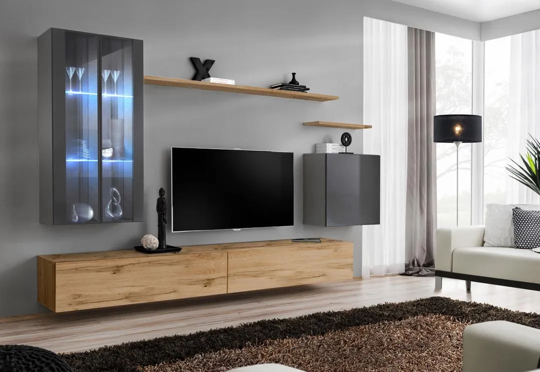 Switch XII Entertainment Unit For TVs Up To 58"