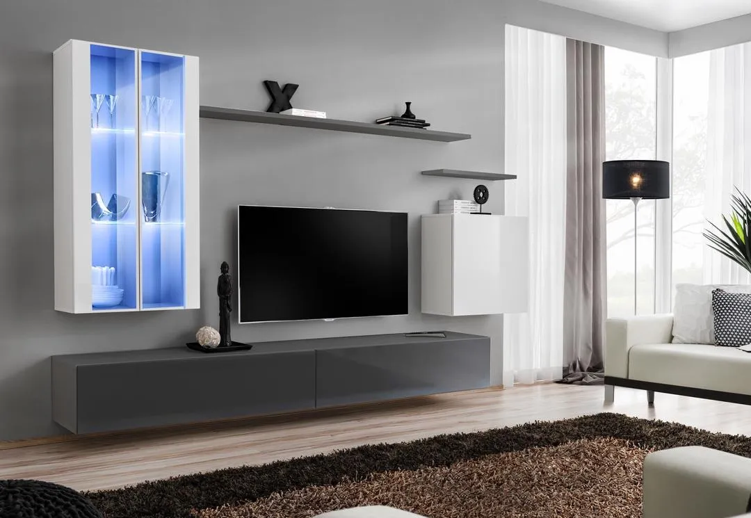 Switch XII Entertainment Unit For TVs Up To 58"