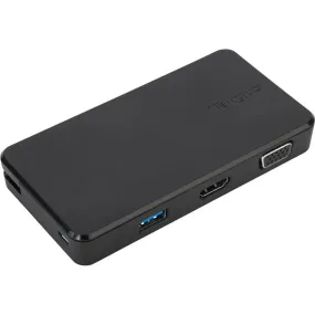 Targus Multi-Display Adapter DOCK110AP Universal Travel Dock, USB 3.0, Single 2K or Dual HD Video