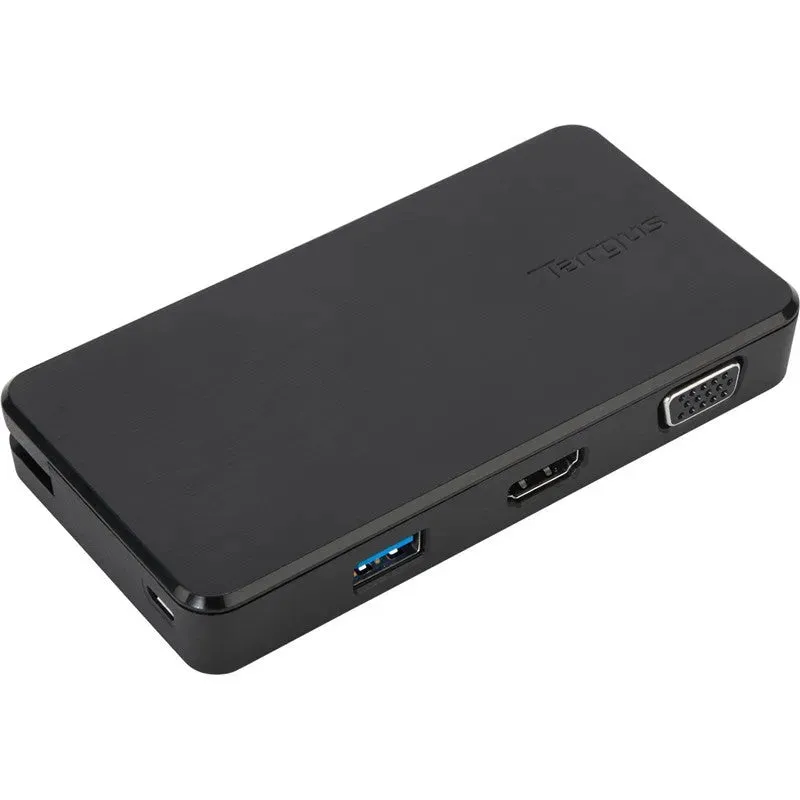 Targus Multi-Display Adapter DOCK110AP Universal Travel Dock, USB 3.0, Single 2K or Dual HD Video