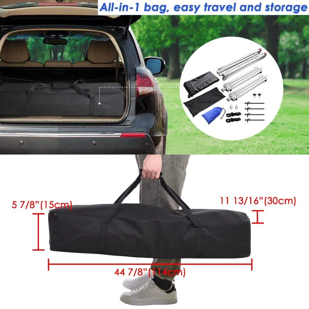 TheLAShop 135" 16:9 Portable Outdoor Projector Screen w/ Frame Freestanding Bag