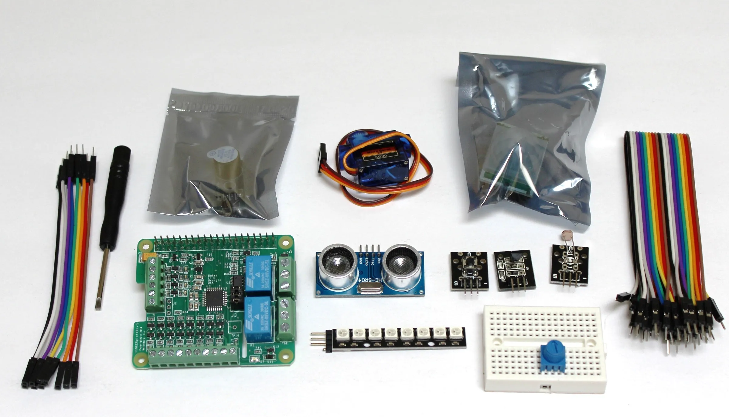 TinkerKit - add some juice to your Raspberry Pi