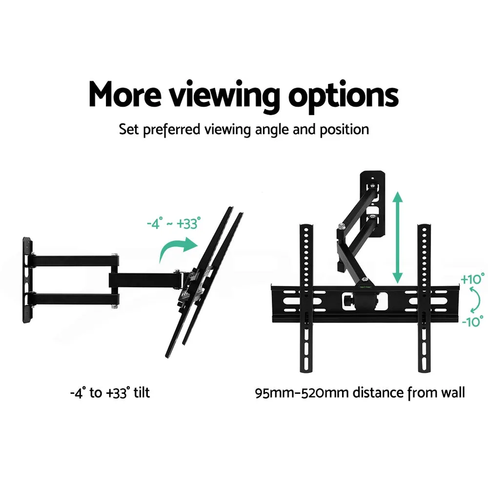 TV Wall Mount Bracket Tilt Swivel Full Motion Flat Slim LED LCD 23 inch to 55 inch