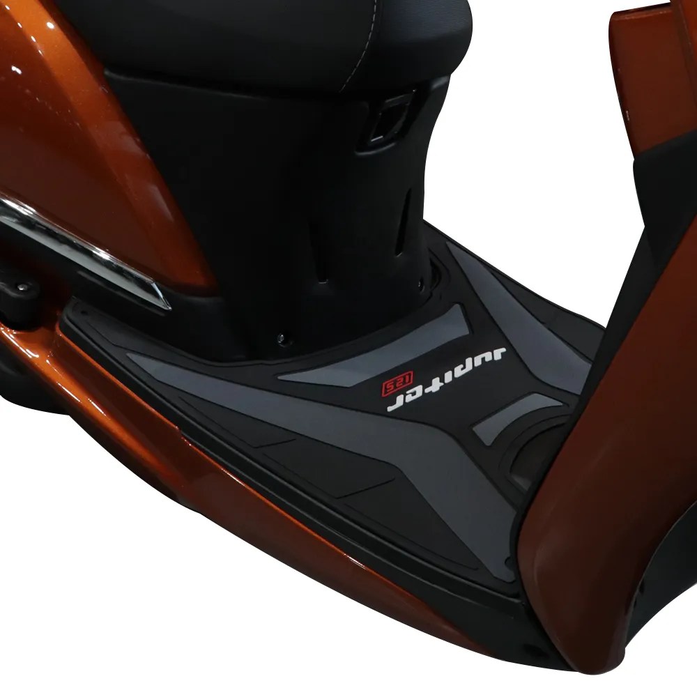 TVS Jupiter 125 Floor Mat (Color: Grey) - Non-Slip and Custom Fit Protection for Your Ride