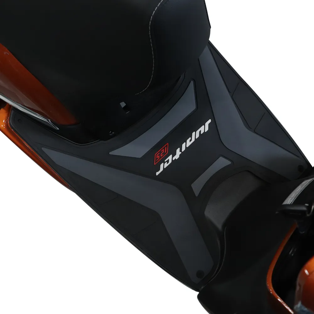 TVS Jupiter 125 Floor Mat (Color: Grey) - Non-Slip and Custom Fit Protection for Your Ride