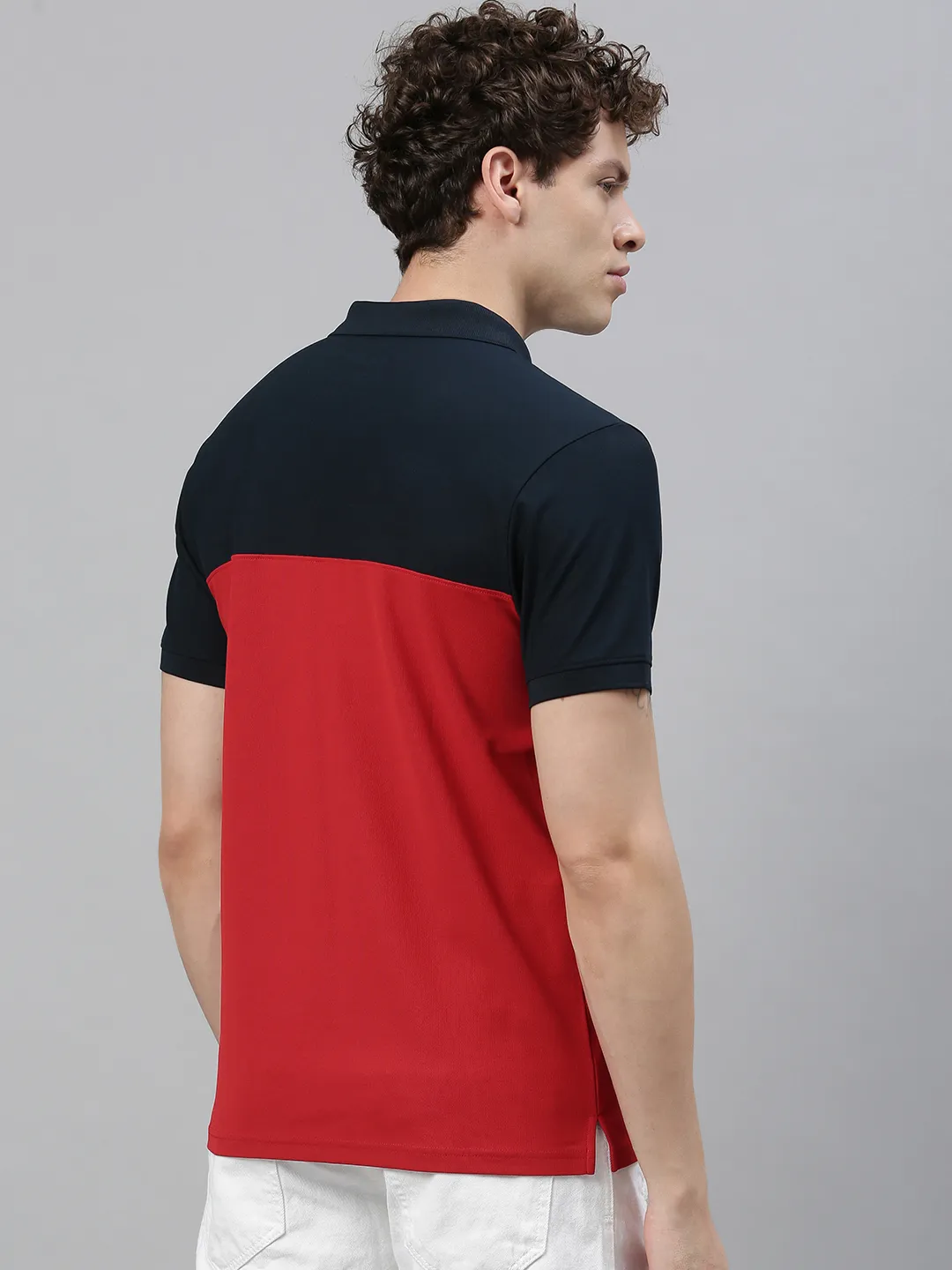 TVS Racing Polo T Shirt Polyester Blue Red