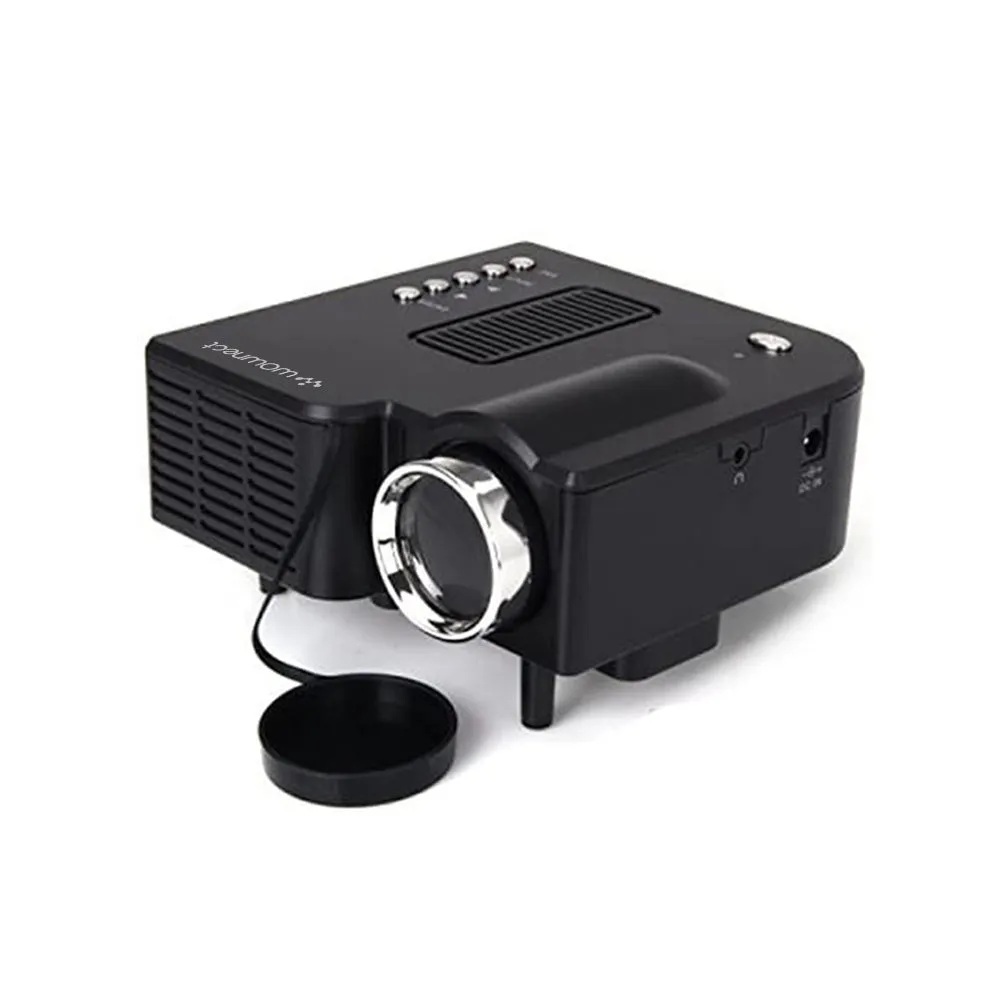 UC28  Mini Portable LED Projector [ 320 x 240 Native Resolution ] Home Cinema Entertainment, Kids Education Projector, Gaming Projector