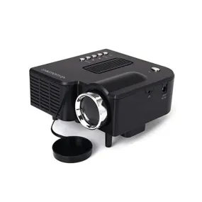 UC28  Mini Portable LED Projector [ 320 x 240 Native Resolution ] Home Cinema Entertainment, Kids Education Projector, Gaming Projector