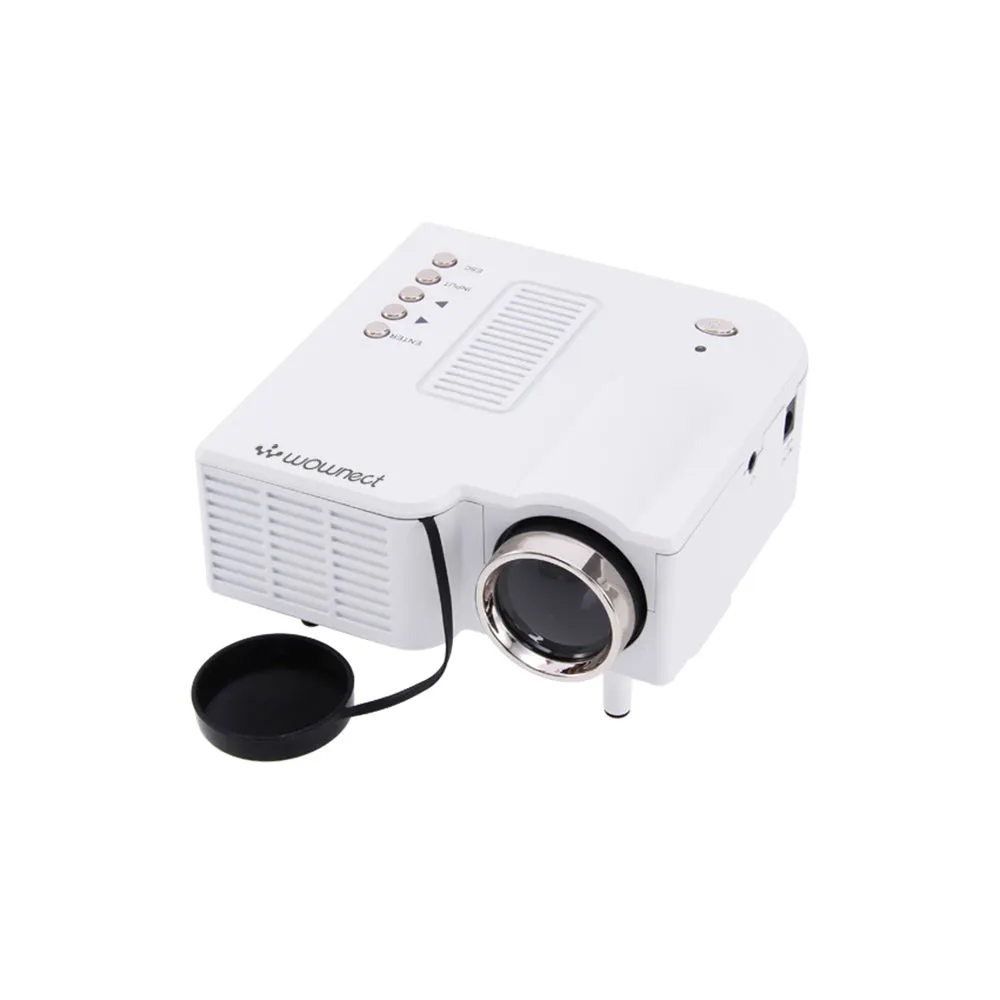 UC28  Mini Portable LED Projector [ 320 x 240 Native Resolution ] Home Cinema Entertainment, Kids Education Projector, Gaming Projector
