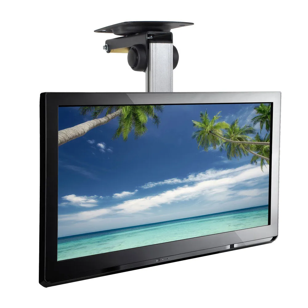 Universal Folding Hide-Away Tv Ceiling Mount Bracket Fits Virtually All 17” - 37" Tvs  (Flat Panel Hdtv, Lcd, Led, Plasma And Smart Tvs)