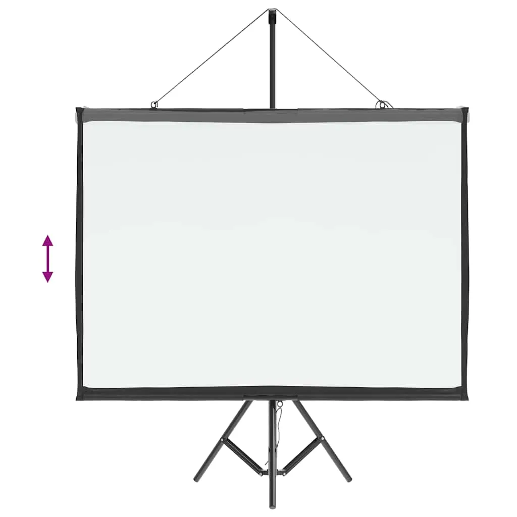 vidaXL Projection Screen with Tripod 50 Inch 4:3