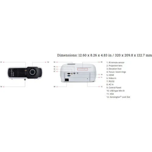 ViewSonic PA502X 3500-Lumen XGA DLP Projector