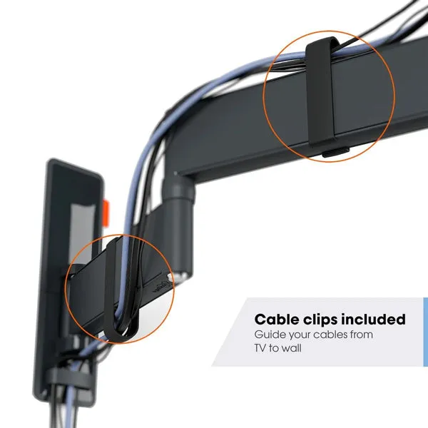 Vogels Comfort TVM 3445 Full-Motion TV Wall Mount for TVs from 32 to 65 inches Black Open Box Clearance