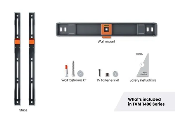 Vogels Quick TVM 1405 Fixed TV Wall Mount for TVs from 32 to 77 inches