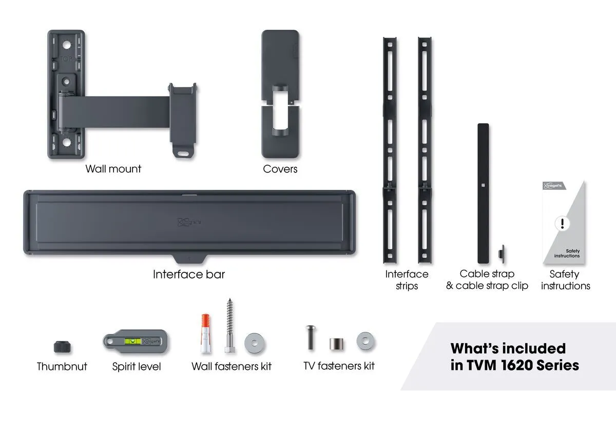 Vogels Quick TVM 1625 Full-Motion TV Wall Mount for TVs from 40 to 77 inches