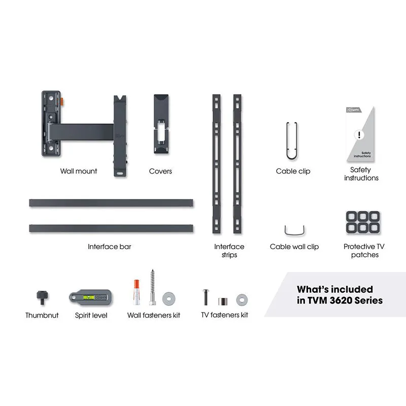 Vogels TVM 3625 Full-Motion TV Wall Mount - 40 to 77" (Each)