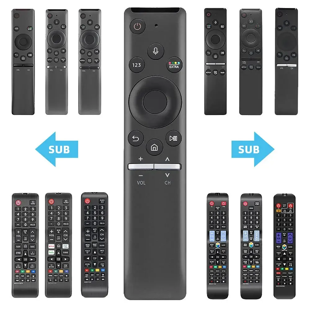 Voice Bluetooth Remote Control Compatible with Samsung Smart TV UHD QLED 4K HDR