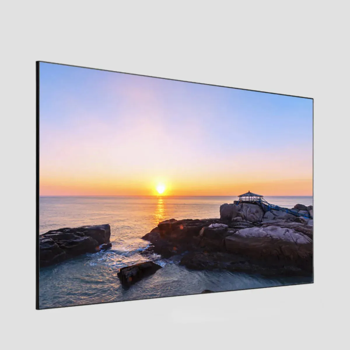 Winways Medium Throw ALR 100'' Solid Panel Fresnel Screen