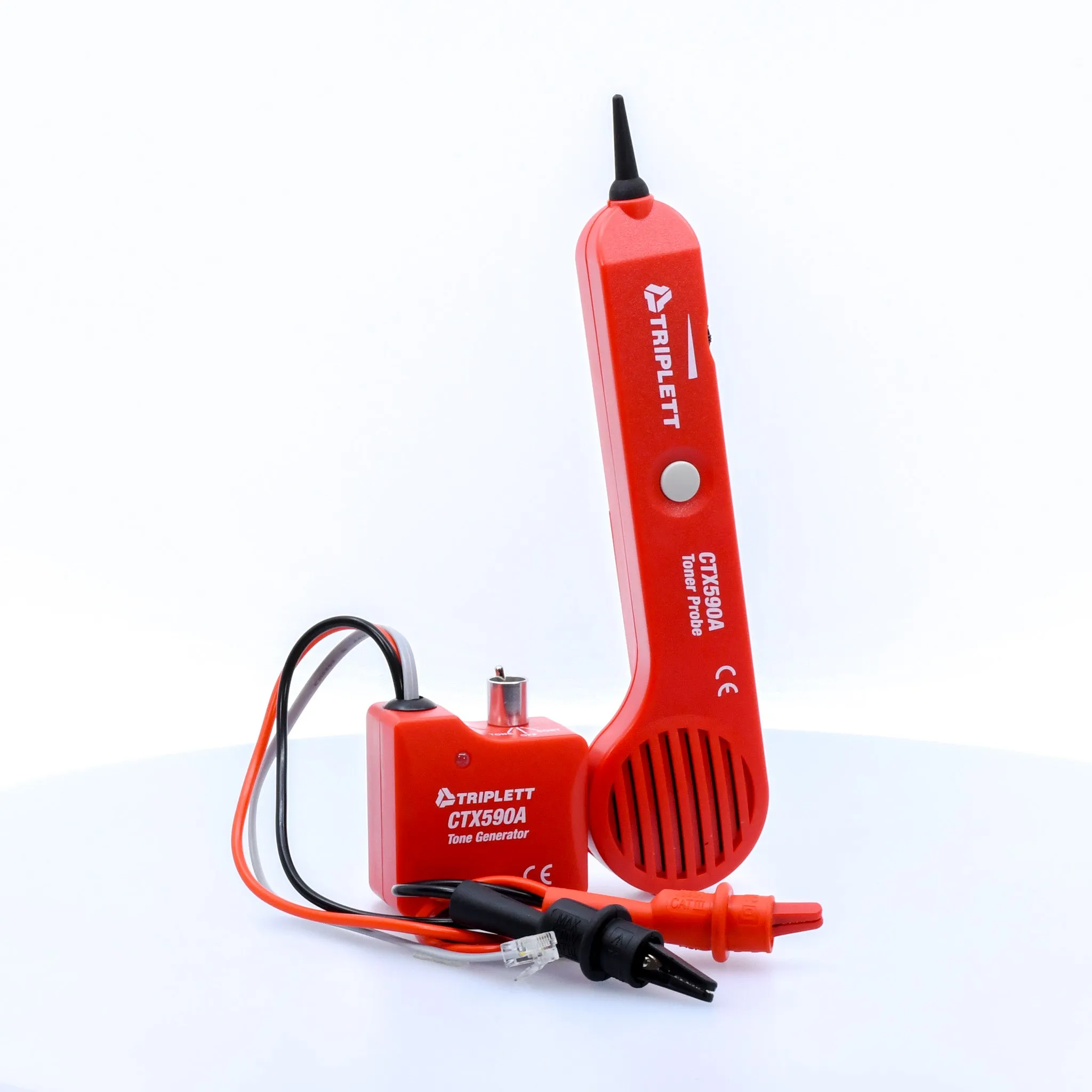 Wire Locator Kit with Inductive Toner Probe and Tone Generator : Traces Various Wire Types - (CTX590A)