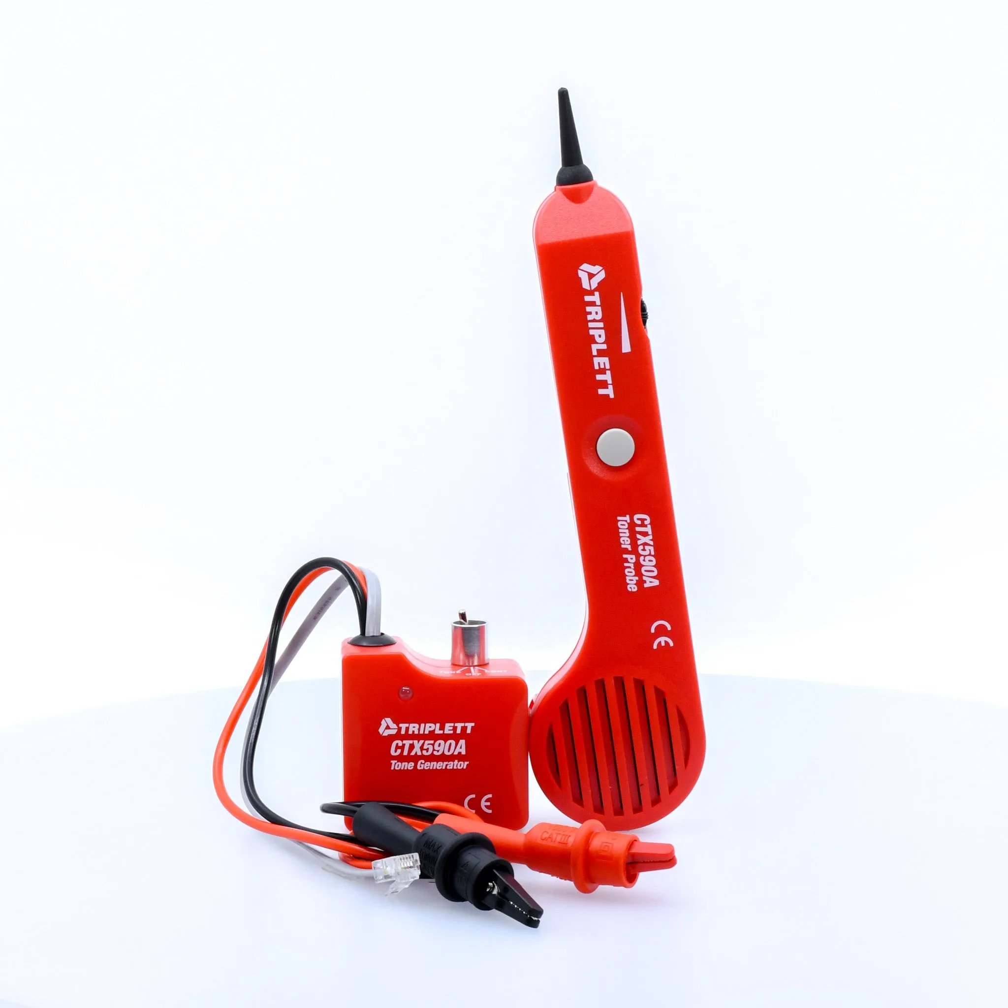 Wire Locator Kit with Inductive Toner Probe and Tone Generator : Traces Various Wire Types - (CTX590A)