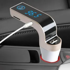 Wireless Bluetooth FM Transmitter Car Kit