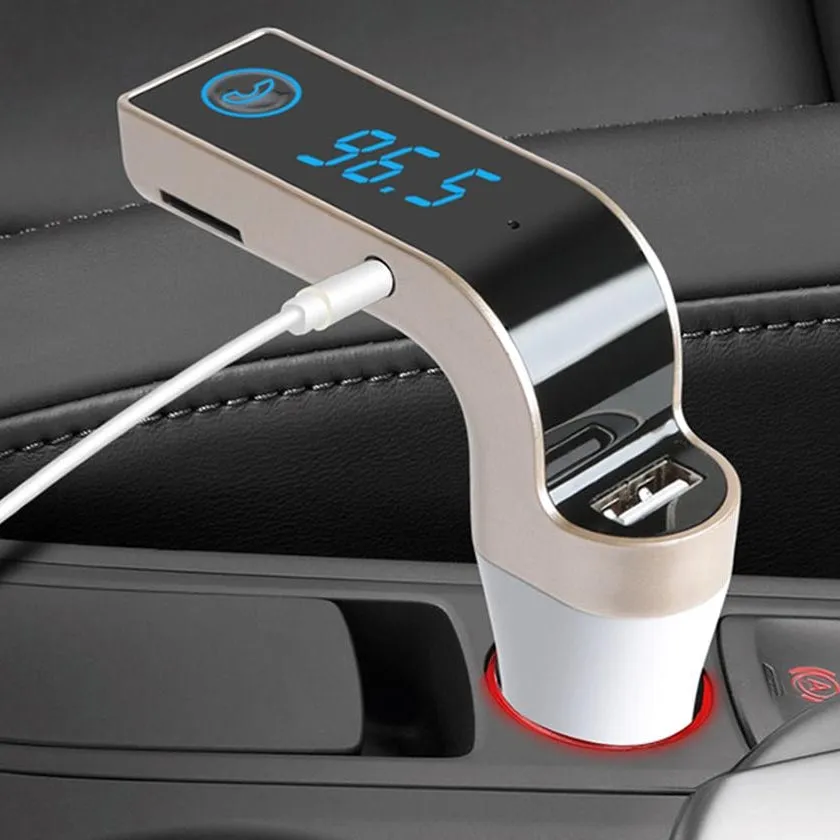 Wireless Bluetooth FM Transmitter Car Kit