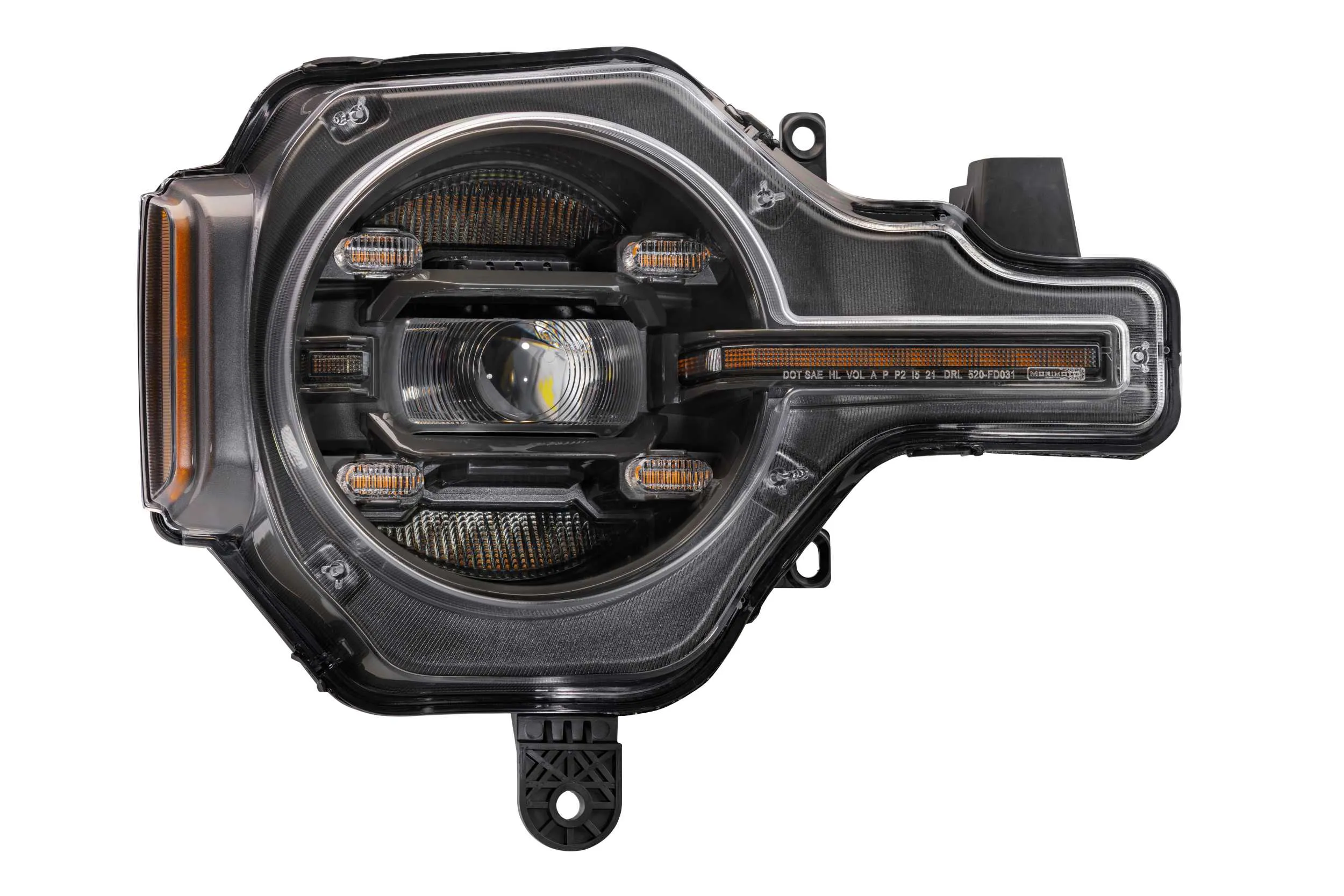 XB LED Headlights: Ford Bronco (21 ) (Pair / Amber DRL)