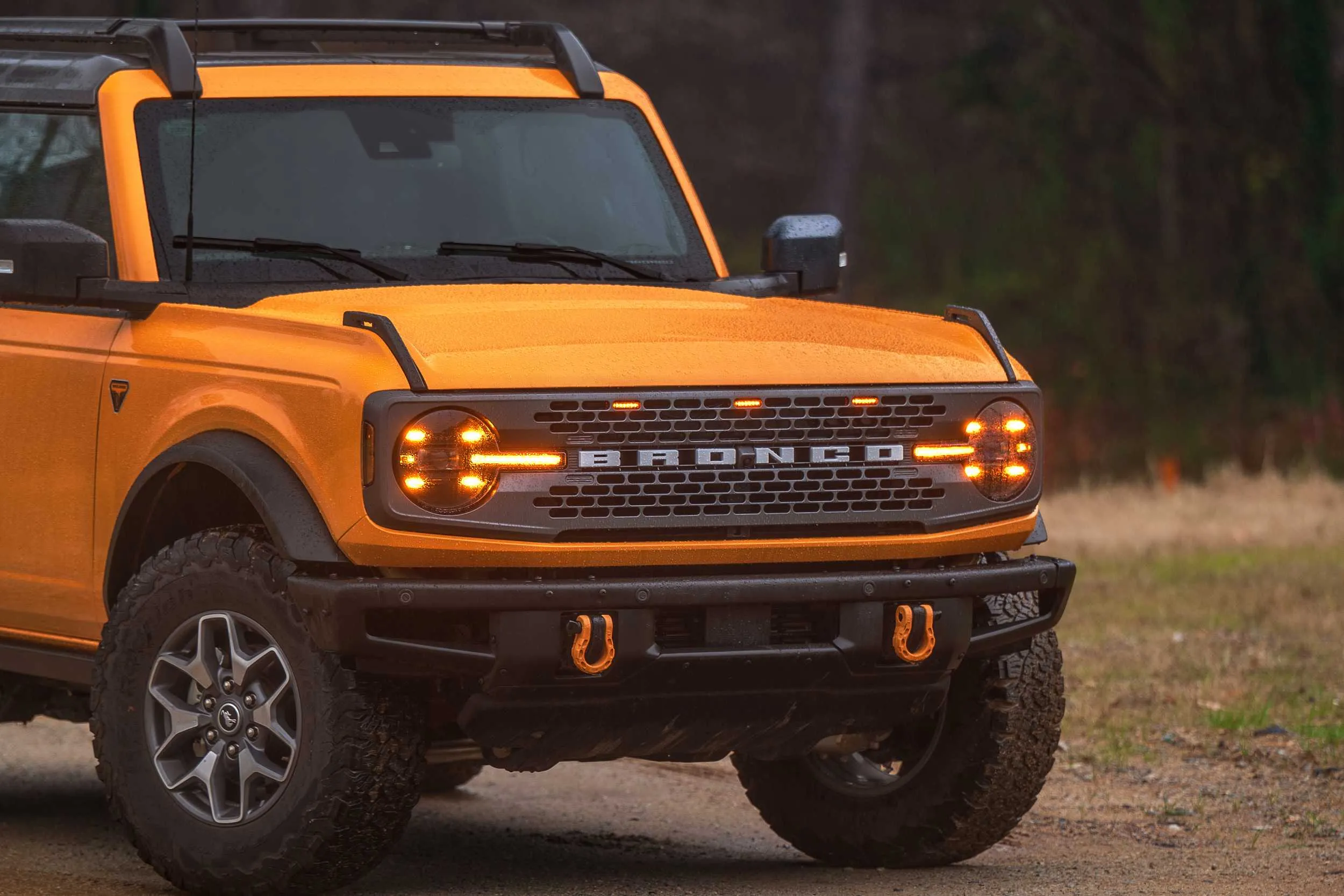 XB LED Headlights: Ford Bronco (21 ) (Pair / Amber DRL)