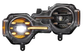 XB LED Headlights: Ford Bronco (21 ) (Pair / Amber DRL)