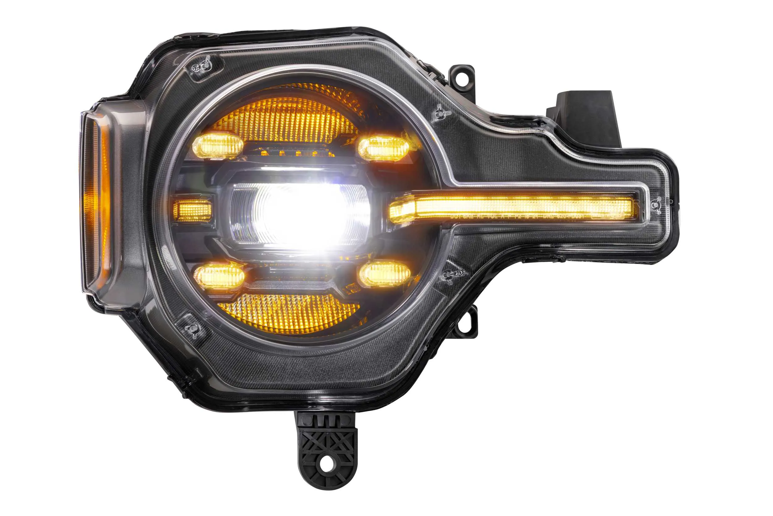 XB LED Headlights: Ford Bronco (21 ) (Pair / Amber DRL)