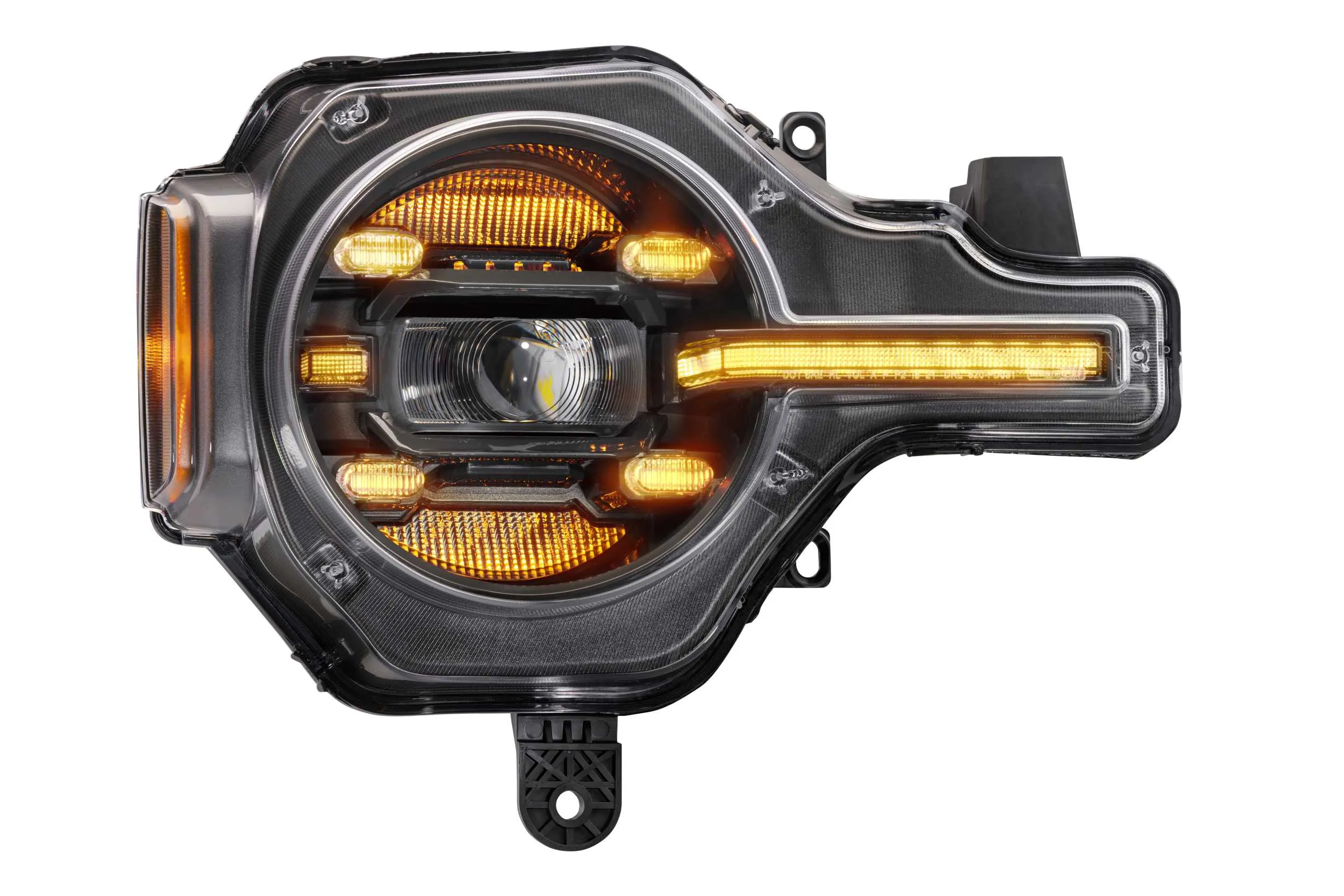 XB LED Headlights: Ford Bronco (21 ) (Pair / Amber DRL)