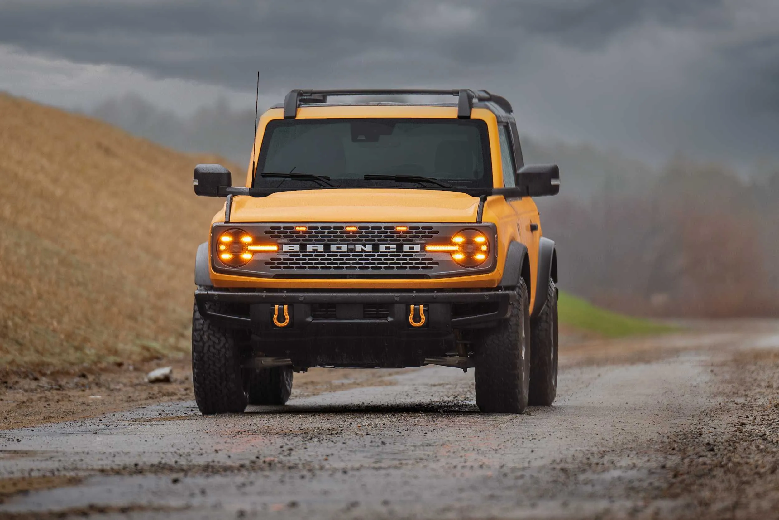 XB LED Headlights: Ford Bronco (21 ) (Pair / Amber DRL)