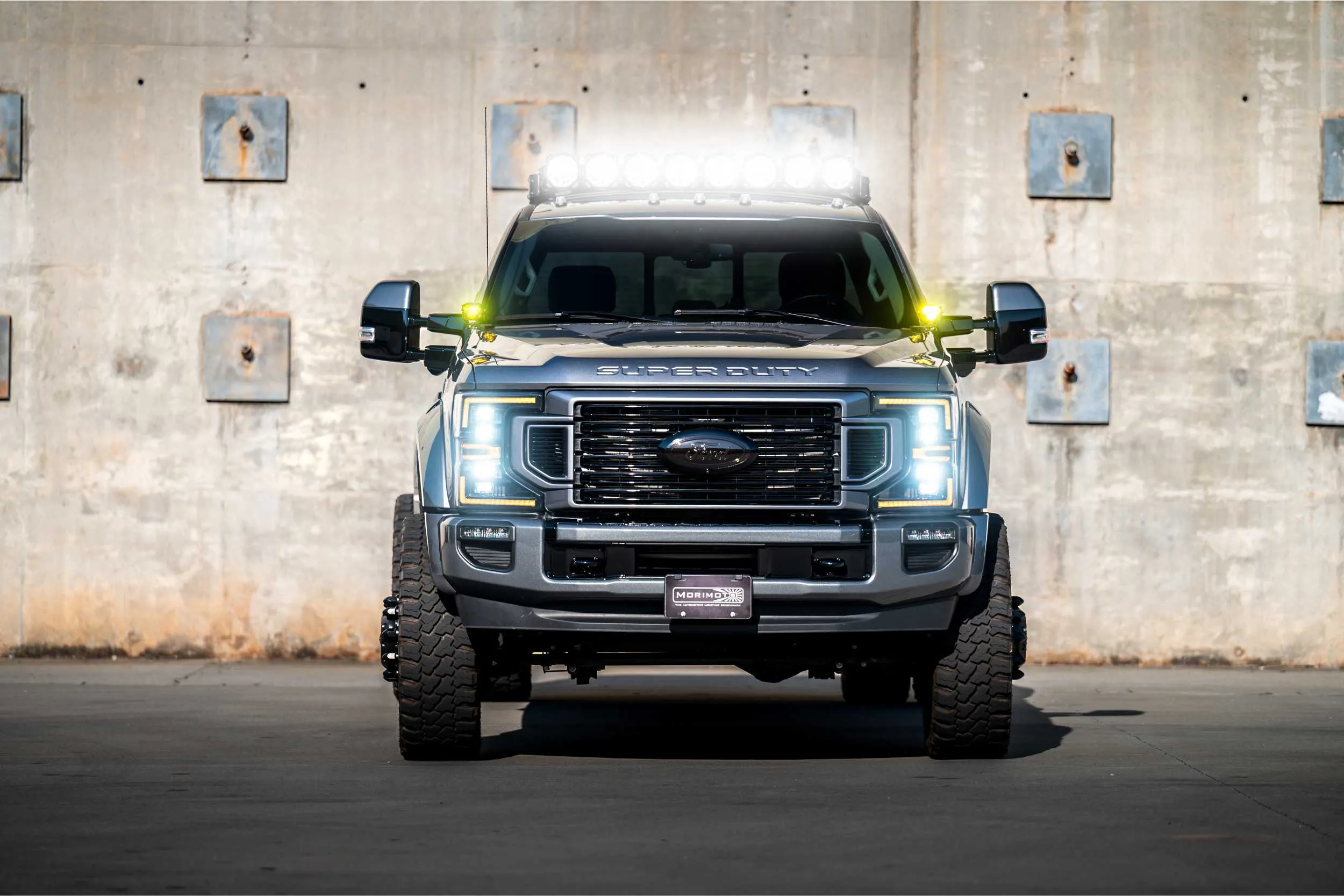 XB LED Headlights: Ford Super Duty (20-22) (Pair / ASM Amber DRL)