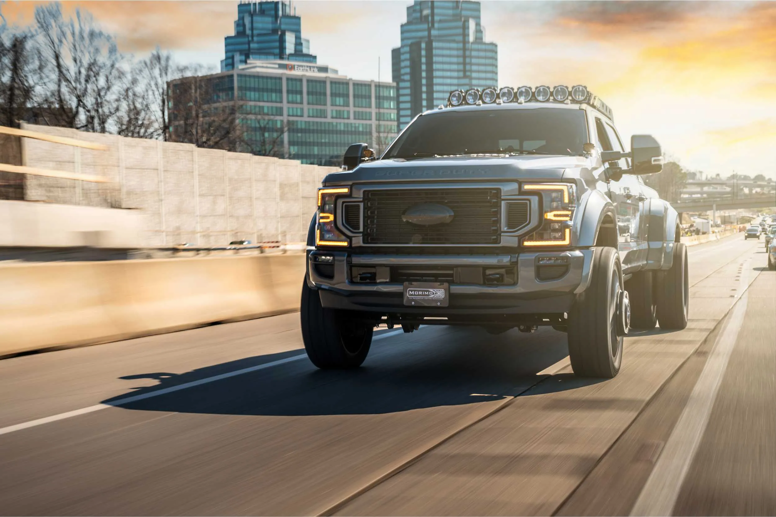 XB LED Headlights: Ford Super Duty (20-22) (Pair / ASM Amber DRL)