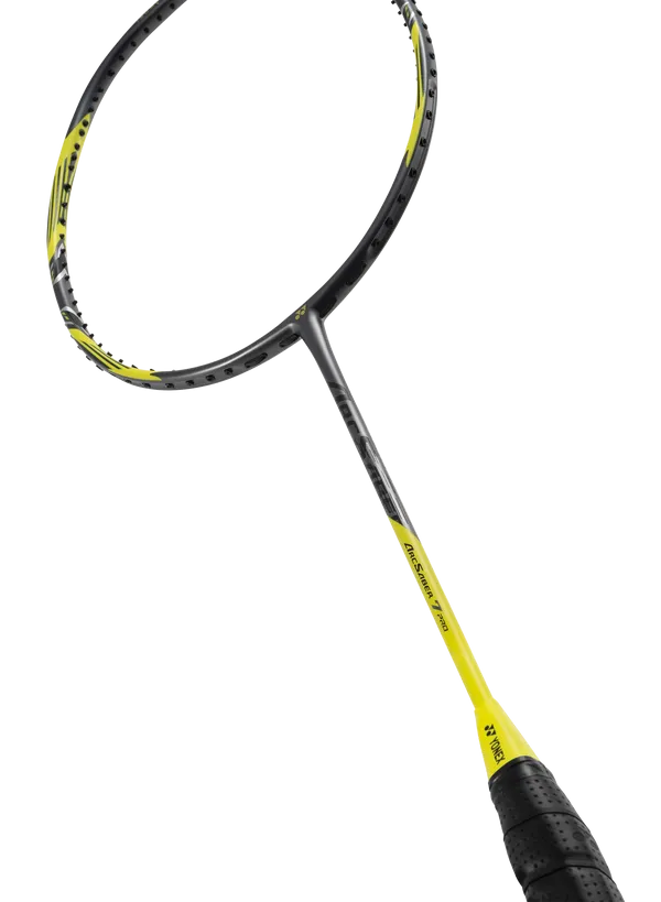 Yonex Arcsaber 7 Pro Unstrung Badminton Racket [Greyish Yellow]