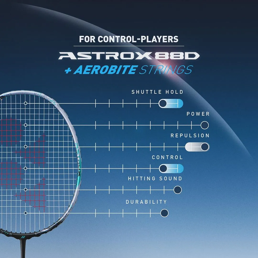 Yonex Astrox 88 D Game (Silver/Black) Pre-Strung 2024
