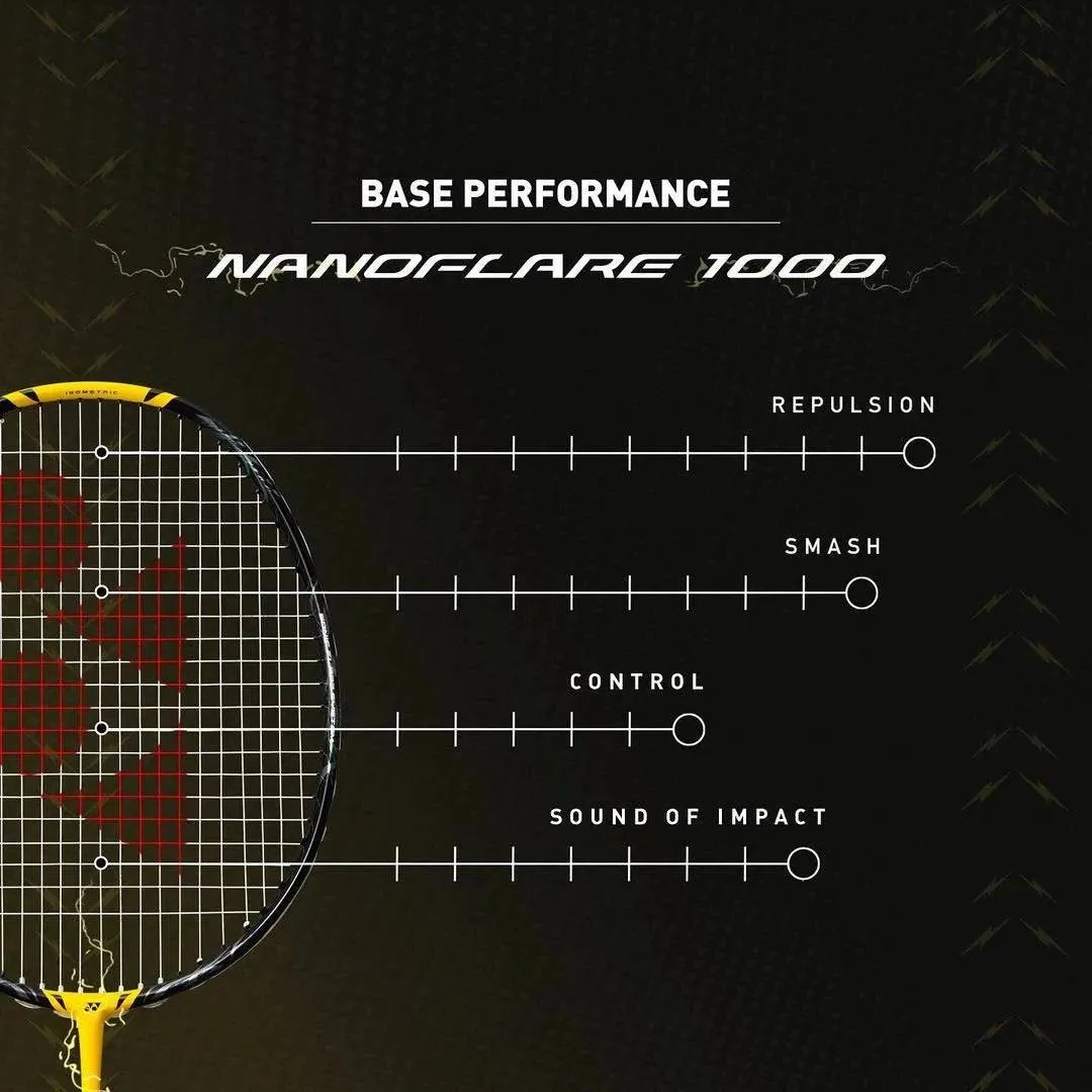 YONEX NANOFLARE 1000Z 2023 Lightning Yellow Badminton Racquet