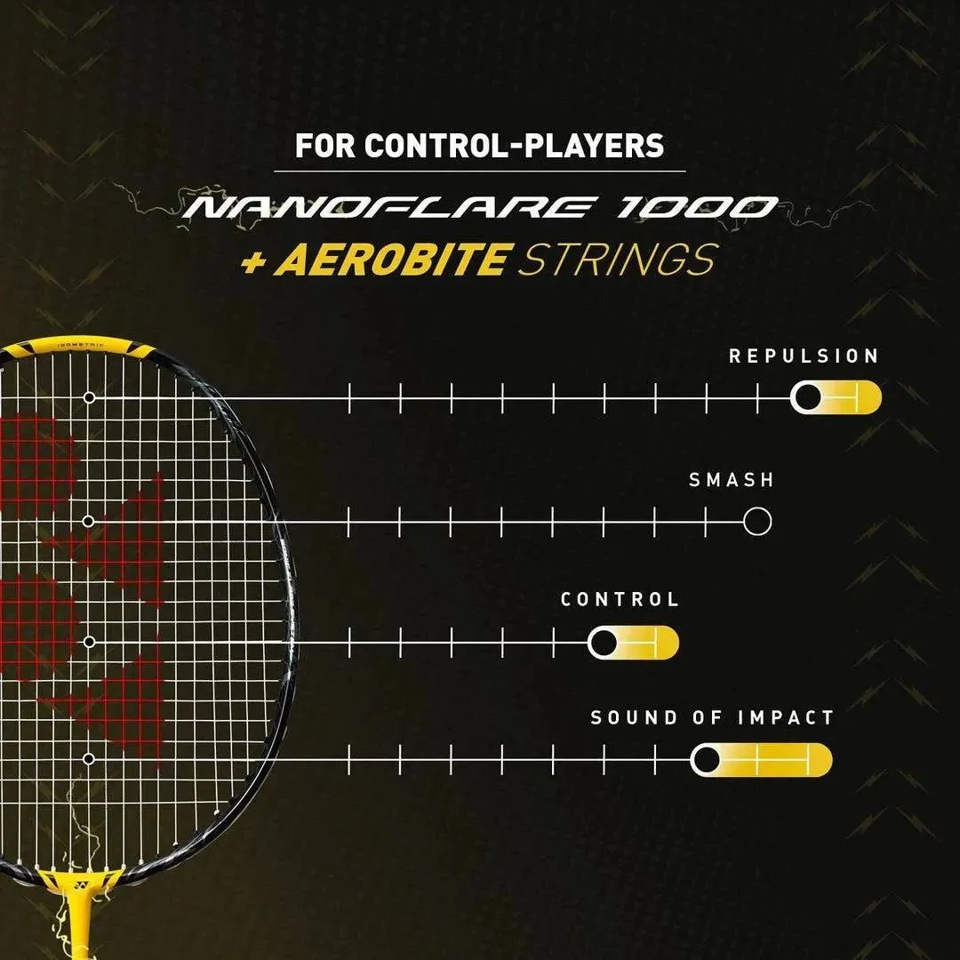 YONEX NANOFLARE 1000Z 2023 Lightning Yellow Badminton Racquet
