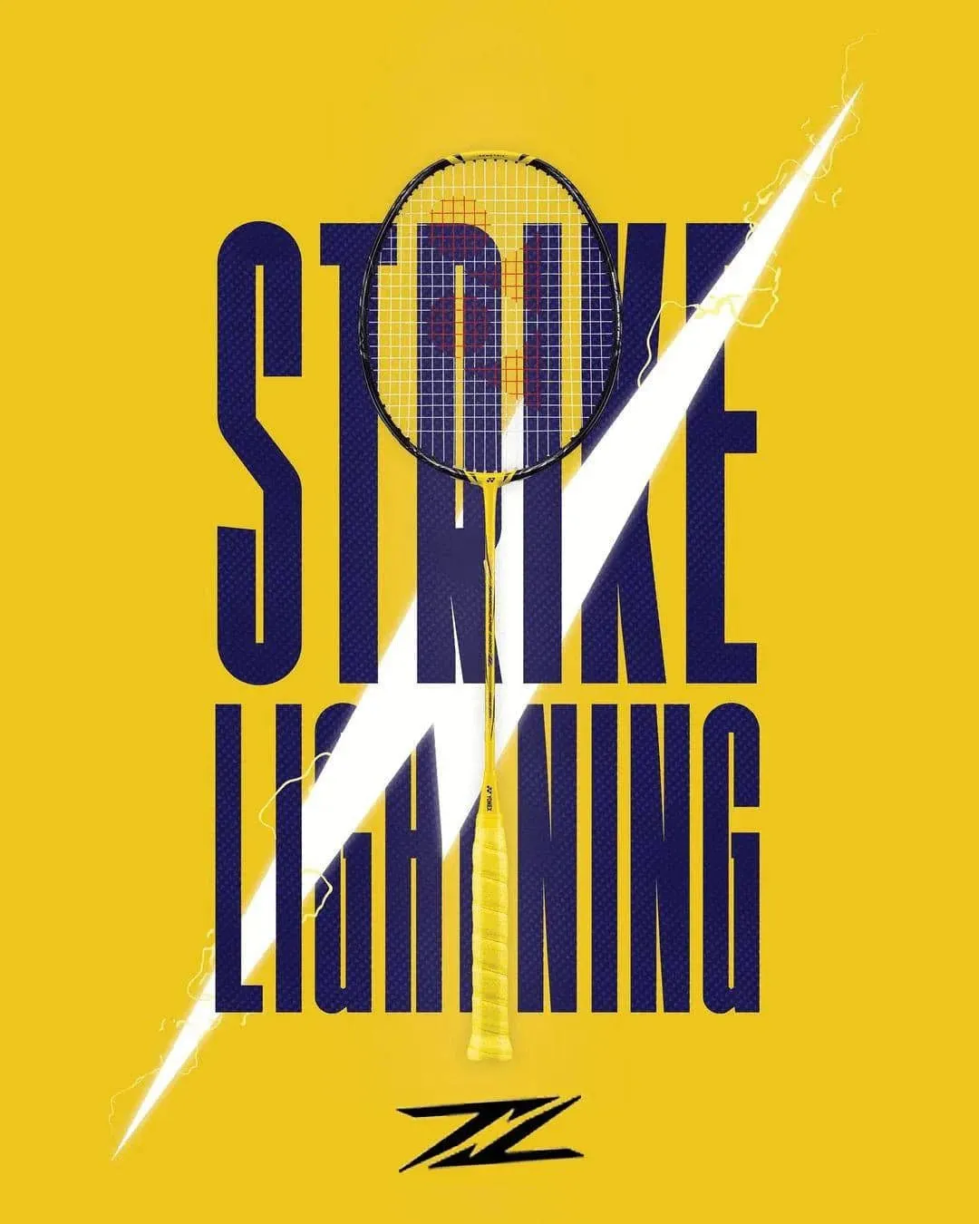 YONEX NANOFLARE 1000Z 2023 Lightning Yellow Badminton Racquet