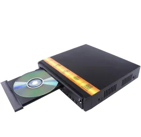 YOWHICK Compact HD DVD Player Support HDMI & AV Output, Play All Regions DVDs, Mic, PAL/NTSC, USB2.0 Input, with Full-Function Remote Controlle